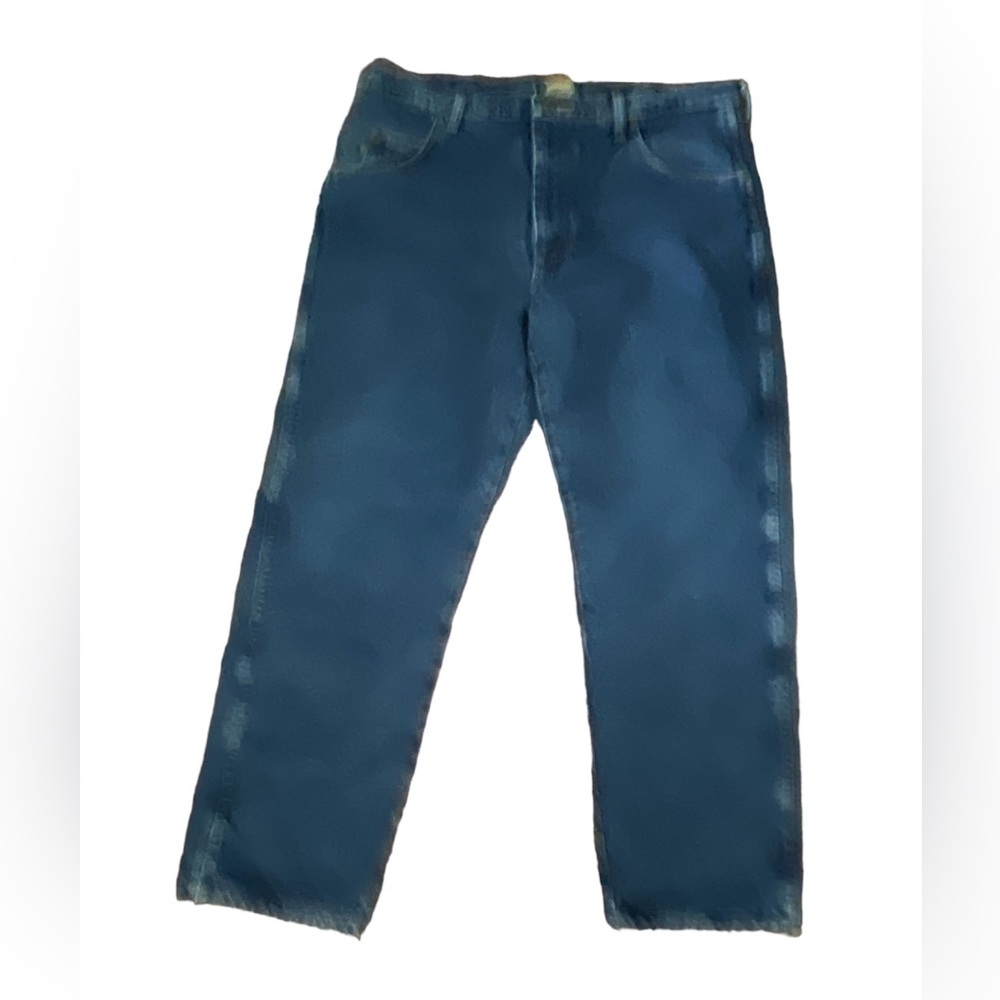 Cabelas Lined blue jeans W38 Inseam.29 checkered lining cold weather jeans